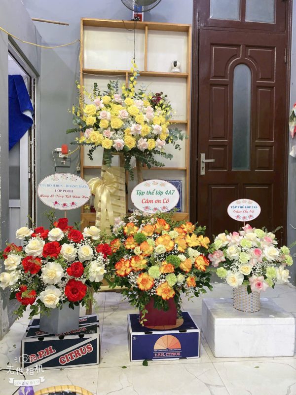 Lẵng hoa 14