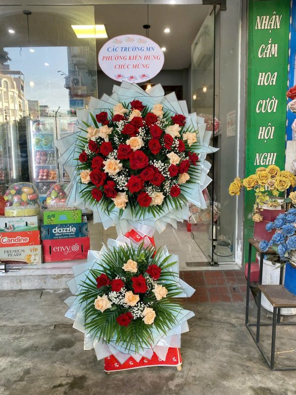 Lẵng hoa 8